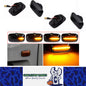 4 x Dynamic Amber Side Marker Lamps E-Mark Signal Lights for Toyota Land Cruiser