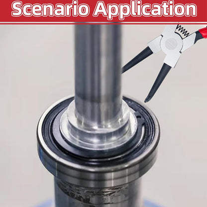 225pcs Alloy Steel External Snap Rings Circlip C-Clip Assortment Kit 15 Sizes