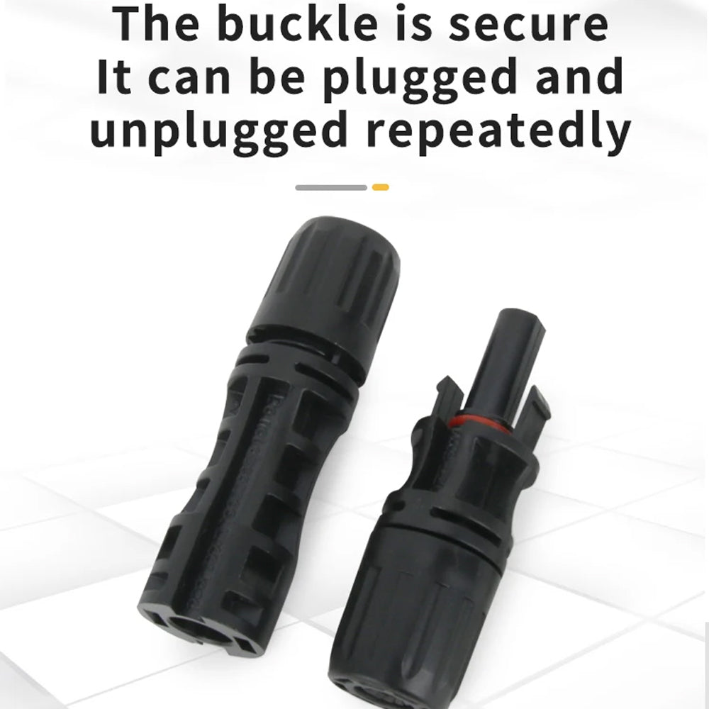 5 Pairs Solar Connectors 1000V 30A Solar Panel Branch MC4 PV Connectors