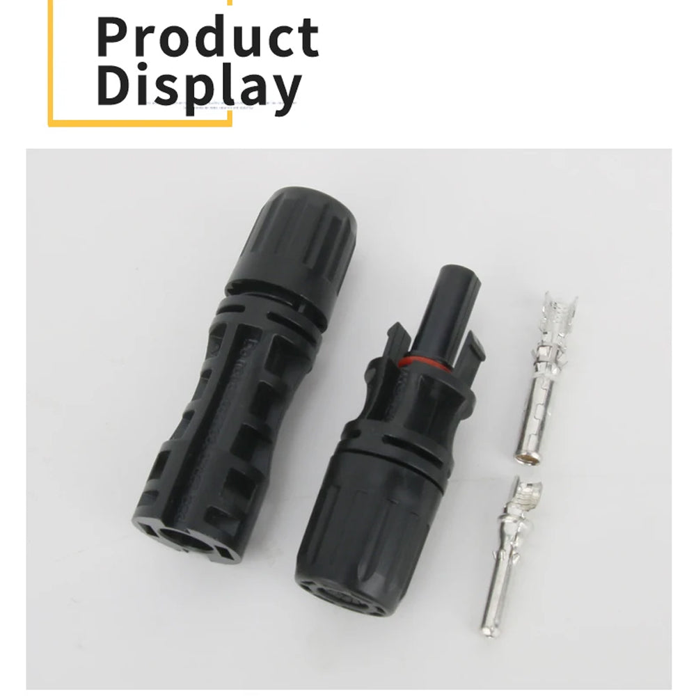 50 Pairs Solar Connectors 1000V 30A Solar Panel Branch MC4 PV Connectors