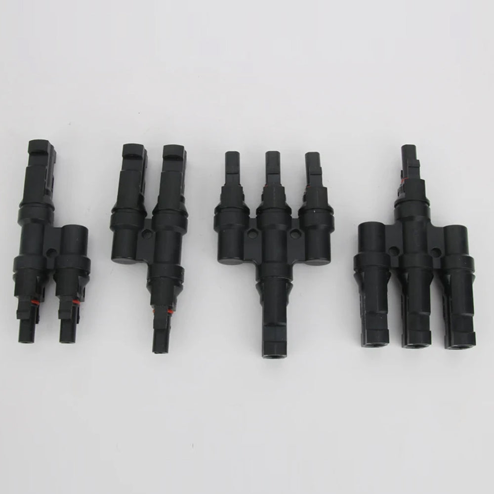 50 Pairs Solar Connectors 1000V 30A Solar Panel Branch MC4 PV Connectors