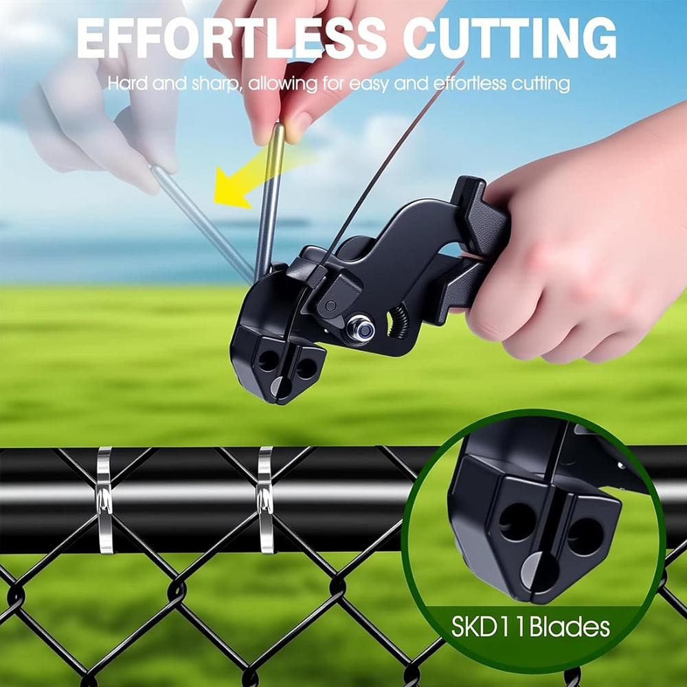 Stainless Steel Cable Tie Gun Zip Tie Tightener Tool with Tensioning & Cutting