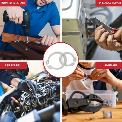 225pcs Stainless Steel External Snap Rings Circlip C-Clip Assortment Kit M3-M25