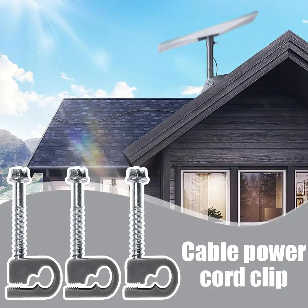 20pcs Starlink Cable Clips Starlink Cable Routing Kit Clamps + Screws Wire Clips