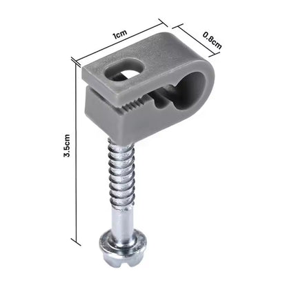 20pcs Starlink Cable Clips Starlink Cable Routing Kit Clamps + Screws Wire Clips