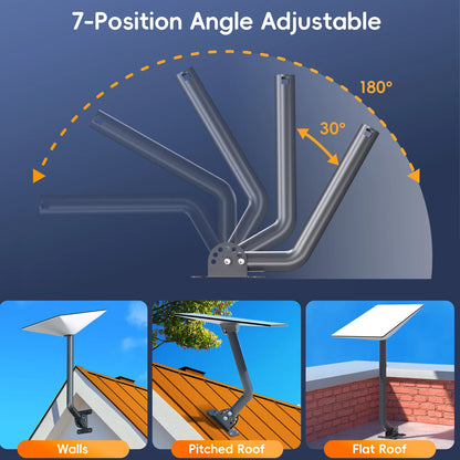 Starlink Gen 2 Wall Mount Kit Roof Mount Adjustable Angle for Starlink Gen 2