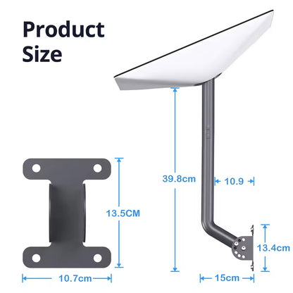 Starlink Gen 2 Wall Mount Kit Roof Mount Adjustable Angle for Starlink Gen 2