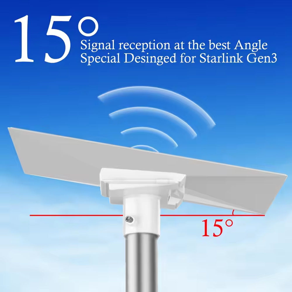 Starlink Gen 3 Pipe Adapter for Gen3/V3 Pole Mount for 35 to 60.2mm Pole Pipe