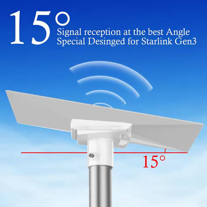 Starlink Gen 3 Pipe Adapter for Gen3/V3 Pole Mount for 35 to 60.2mm Pole Pipe