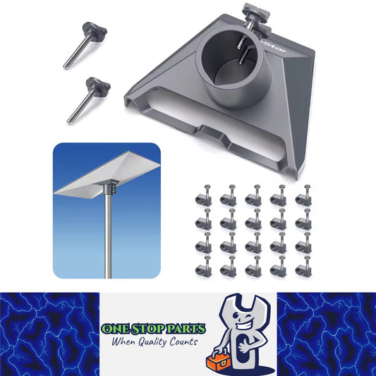 Starlink Gen3 Pipe Adapter Fit 31.8-50.8mm Pole Mount Kit for V3 Dish Roof Mount