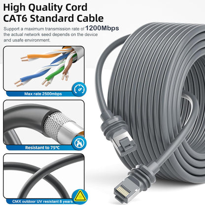 30M Starlink Gen3 Cable Ethernet Extension Cable Router to Dish Starlink Gen3/V3