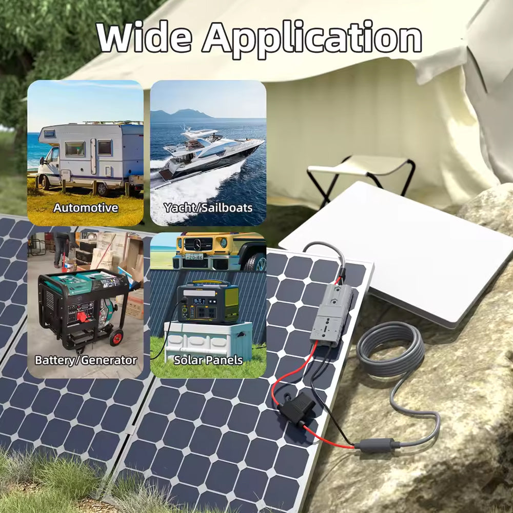 37CM Starlink Mini Adapter Cable DC Female Plug to Anderson 50A Connetor Socket