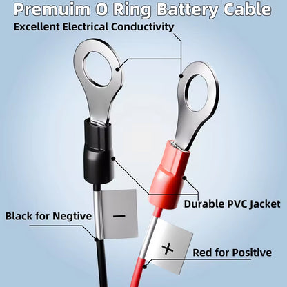 Starlink Mini Battery Cable O Ring to DC Female Converter 12-36V to 36V 1.67A
