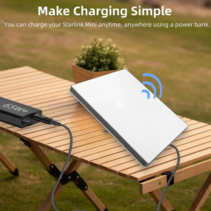 2 x Starlink Mini Cable Adapter DC Female to Type C PD100W Starlink Mini Adapter