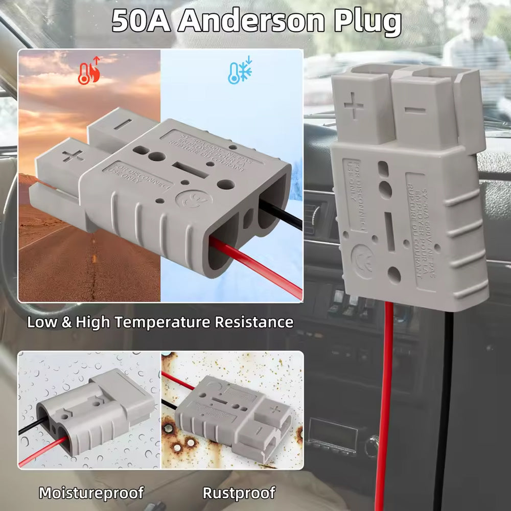 Starlink Mini Cable Anderson Plug to DC Female Converter 12-36V to 36V 1.67A