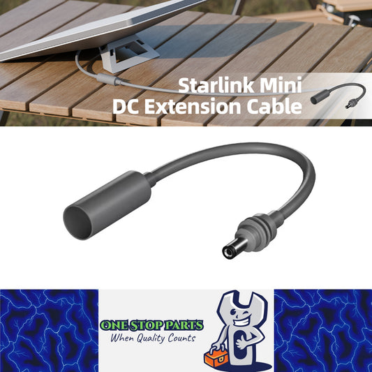 Starlink Mini DC Extension Cable 17CM Compatible with Starlink Mini Pipe Adapter