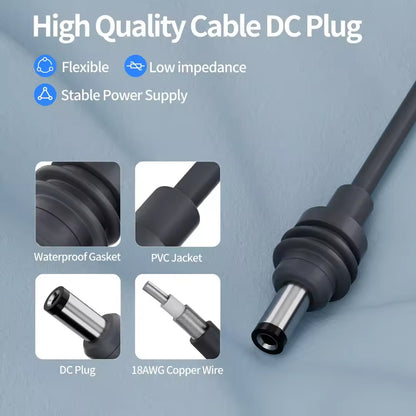 3M Starlink Mini DC Power Cable 18AWG to Cigarette Lighter Plug Starlink Mini