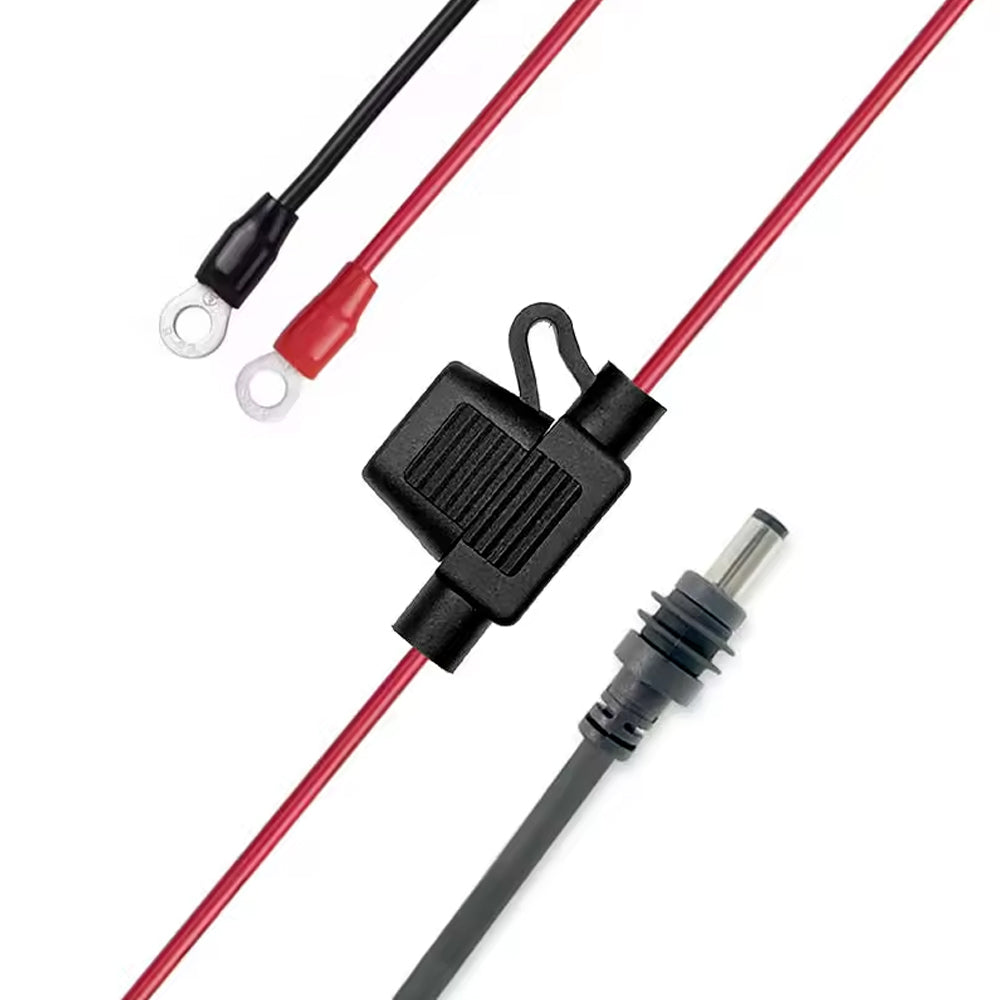 5M Starlink Mini DC Power Cable to Battery O Ring Terminals with Fuse Holder