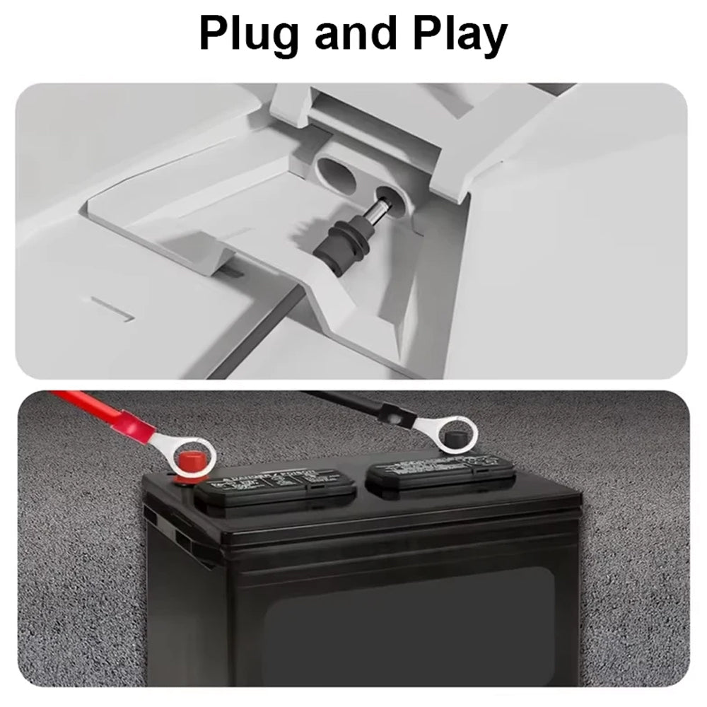 3M Starlink Mini DC Power Cable to Battery O Ring Terminals with Fuse Holder