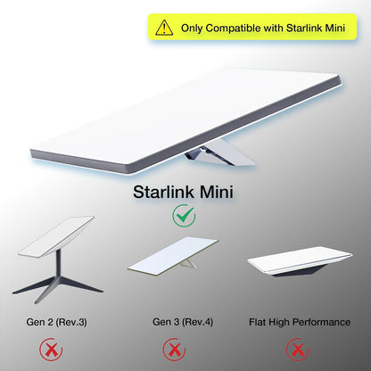 Grey Starlink Mini Case Luquid Silicone Protective Case Cover for Starlink Mini