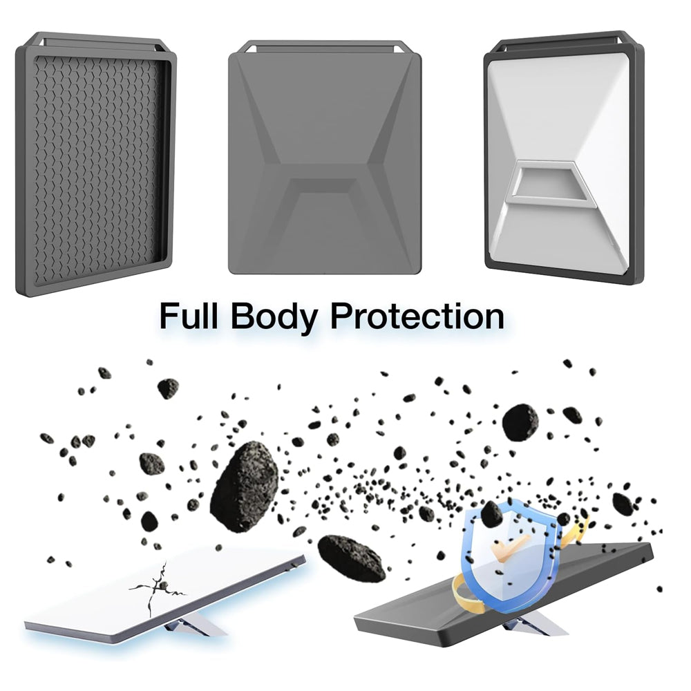 Grey Starlink Mini Case Luquid Silicone Protective Case Cover for Starlink Mini