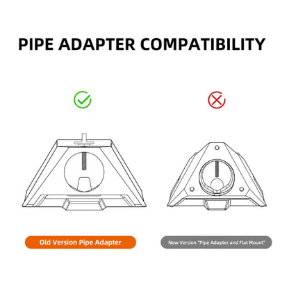 Starlink Mini Pole Mount Compatible With Original Pipe Adapter for 15-40mm Pole