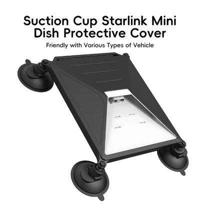 2 in 1 Starlink Mini Protective Cover Case and Suction Cup Mount Sunroof Window