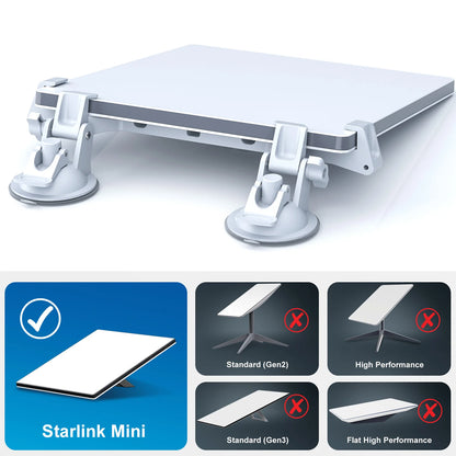 Starlink Mini Suction Cup Mount Starlink Mounting Kit for Car Sunroof Window