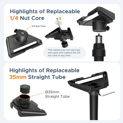 Starlink Mini Tripod Mount Kit Adjustable Height Angle for Starlink Mini