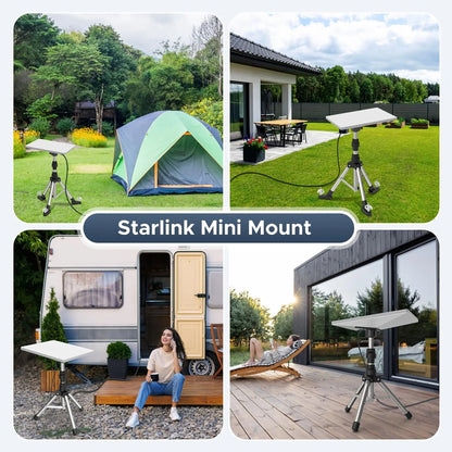 Starlink Mini Tripod Mount Kit Adjustable Height Angle for Starlink Mini