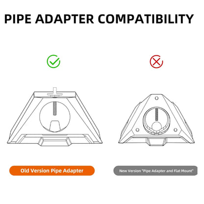 Portable Starlink Mini Tripod Mount with Adapter Work with Original Pipe Adapter
