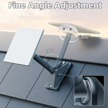 Starlink Mini Wall Mount Kit Adjustable Pole Roof Bracket for Better Signal