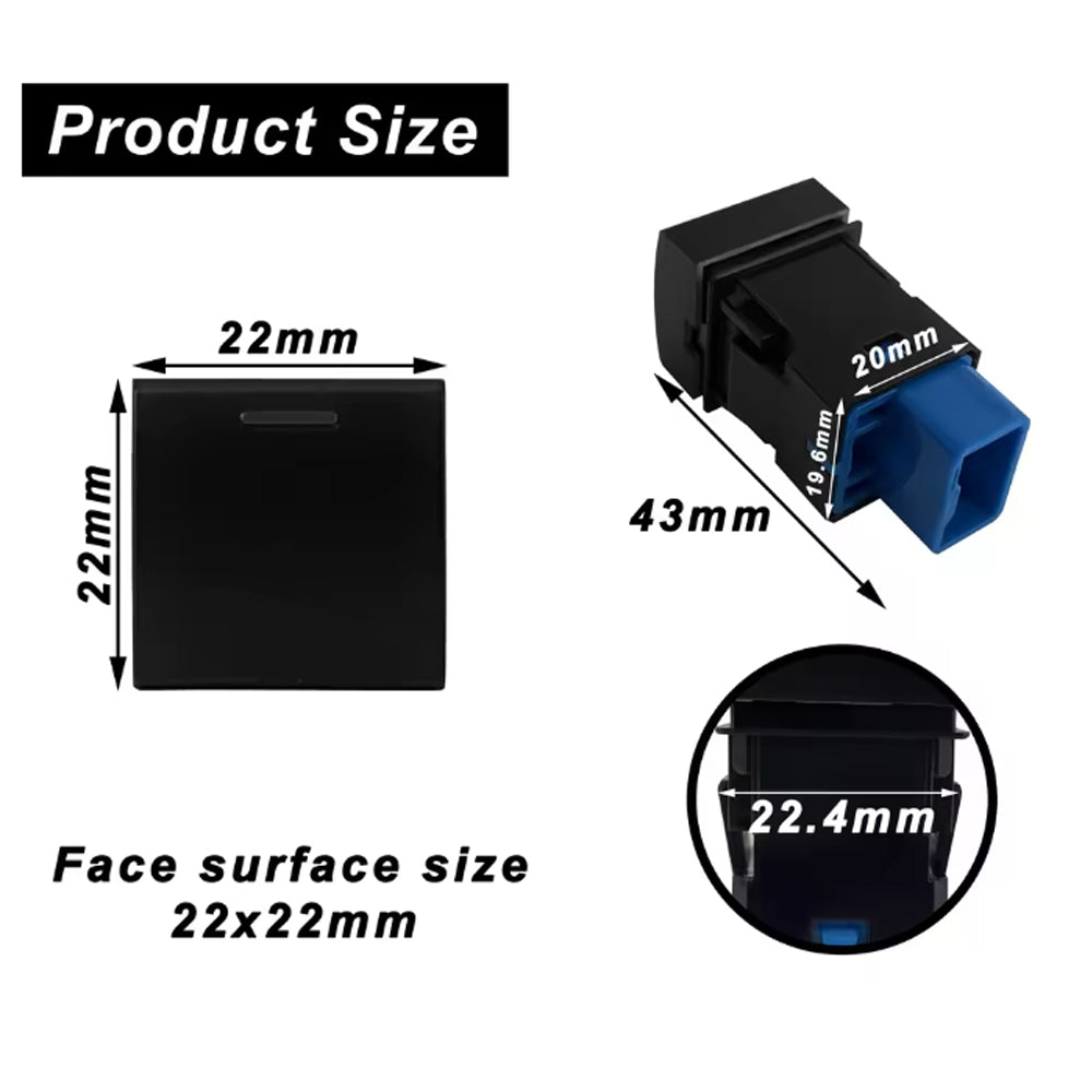 1 x Starlink Push Switch LED Starlink Dish Switch for Toyota Prado RAV4 Corolla