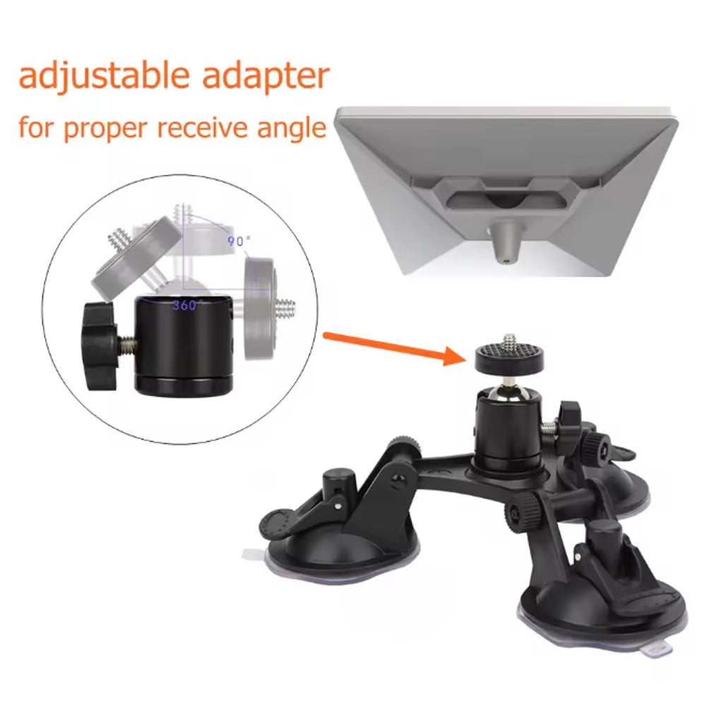 Starlink Mini Suction Cup Mount Adjustable Angle Adapter for Car Window Sunroof