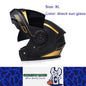 Black Size XL Motorcycle Full Face Helmet Men Women Dual Lens Sun Glass Helmet