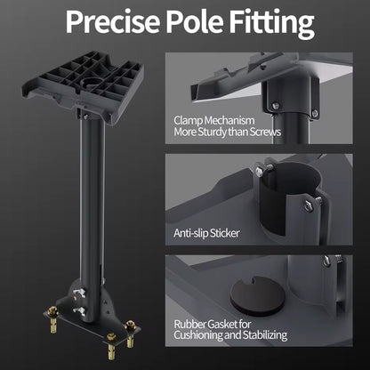 For Starlink Gen 3 Roof Mount Bracket Adjustable Angle 390mm Pole Wall Mount
