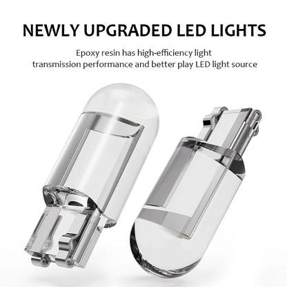 10 X 24V Cool White T10 Dome Head COB LED Globes Ideal for Dash Lights Parkers