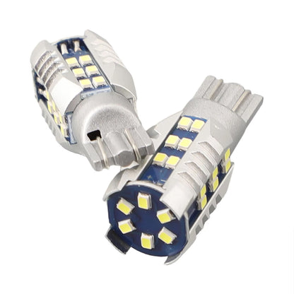 2 x T15 White LED 30x2016smd 12v-24v Multivolt Canbus LEDs 400lm White (2pcs)