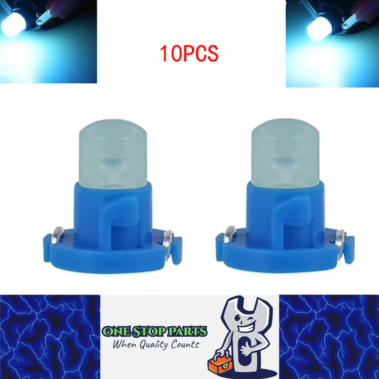 10 x 12v Crystal Blue T3 Neo 8mm Base Gel COB offers even spread (10pcs)
