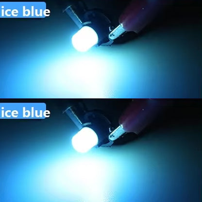 10 x 12v Crystal Blue T4.2 Neo 10mm Base Gel COB offers even spread (10pcs)