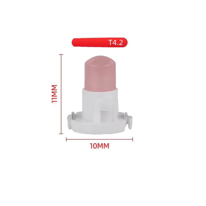 10 x 12v Pink / Purple T4.2 Neo 10mm Base Gel COB offers even spread (10pcs)