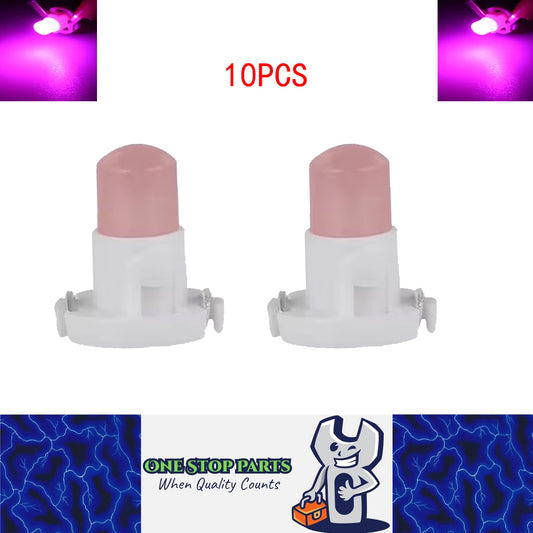 10 x 12v Pink / Purple T4.2 Neo 10mm Base Gel COB offers even spread (10pcs)