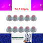 10 x 12v Pink / Purple T4.7 Neo 12mm Base Gel COB offers even spread (10pcs)