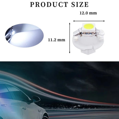 10 x Blue T5 Cap B8.4D 5050 SMD Instrument Light Twist and Lock LED Dash Light