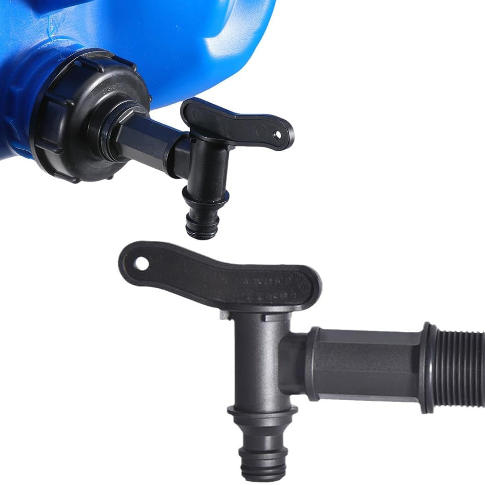 3/4" Thread IBC Tank Tap Adapter S60 to 16mm Hose Drum Garden Barrel Faucet