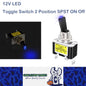 Blue LED 30A 12V Toggle Switch 2 Position SPST ON Off Car Boat Toggle Switch
