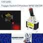 Red LED 30A 12V Toggle Switch 2 Position SPST ON Off Car Boat Toggle Switch