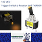 Yellow LED 30A 12V Toggle Switch 2 Position SPST ON Off Car Boat Toggle Switch