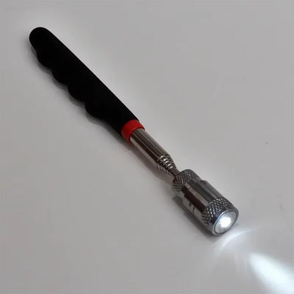 Telescopic Magnetic Pen Magnet Pick Up Tool Extendable Suction Rod with Light