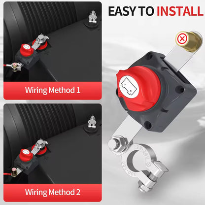 275A Top Post Battery Disconnect Switch 12-48V RV Car Boat Marine Cut Off Switch